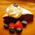 Chocolate Polenta Honey Cake