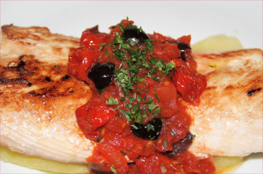 Sicilian Fish - Mahi-Mahi Messinese