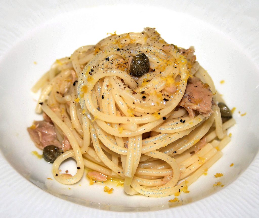 spaghetti, spaghetti recipes, spaghetti with tuna, mary beth clark,
