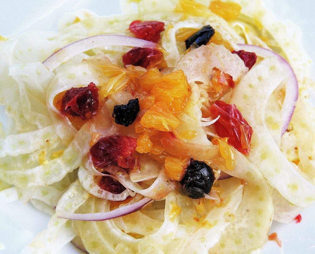 Fennel Salad with Oranges and Black Olives Mary Beth Clark Italian