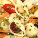 Fresh – Conchiglie Pasta Salad with Mussels, Chickpeas, and Potatoes