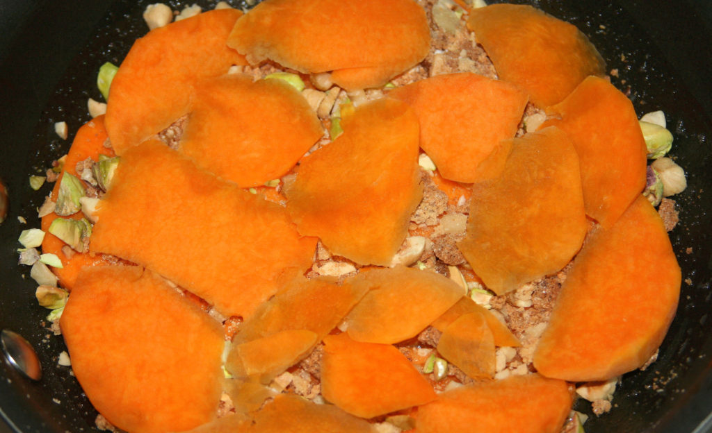 Butternut Squash Tarte Tatin - Second Layer Squash Shards