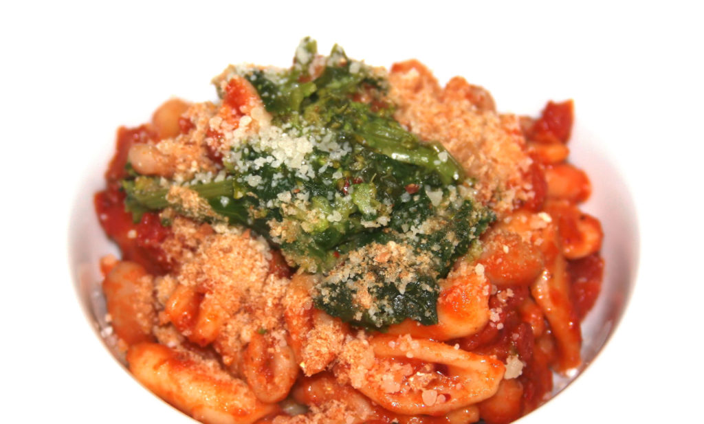 Cavatelli and Cannellini with Nduja Tomato Sauce and Broccoli Rabe