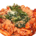Cavatelli and Cannellini with Nduja Tomato Sauce and Broccoli Rabe