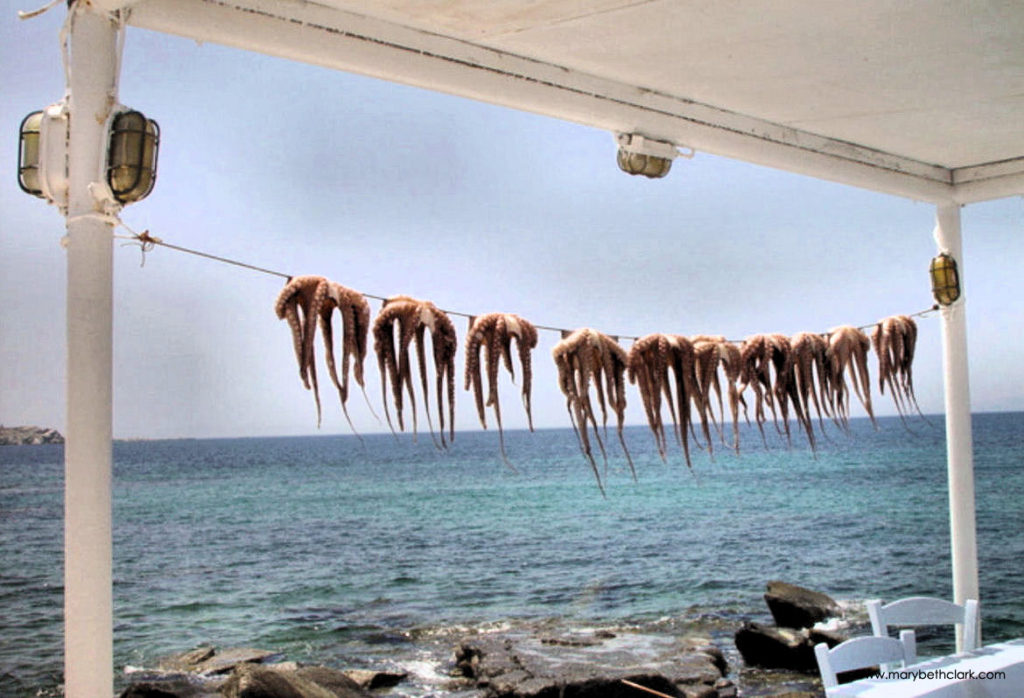 Greece - Mykonos - Octopus at the Local Restaurant
