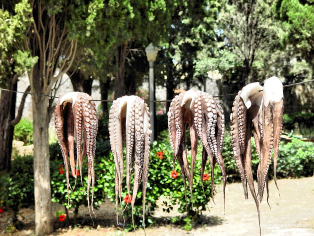 Travel - Greece - Rhodes - Old Town: Hanging Octopus